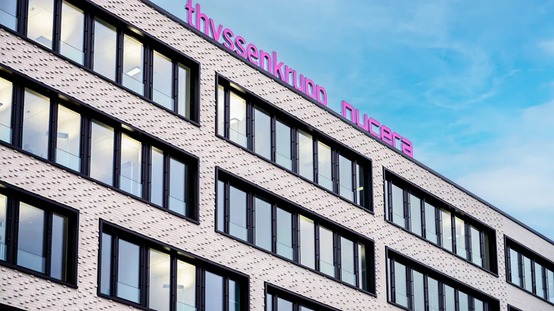 Headquarters of thyssenkrupp nucera in Dortmund, Germany