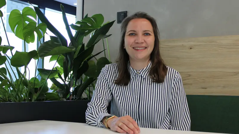 Portrait of Jana Harbott, Supply Chain Act (SCA) Officer at thyssenkrupp nucera