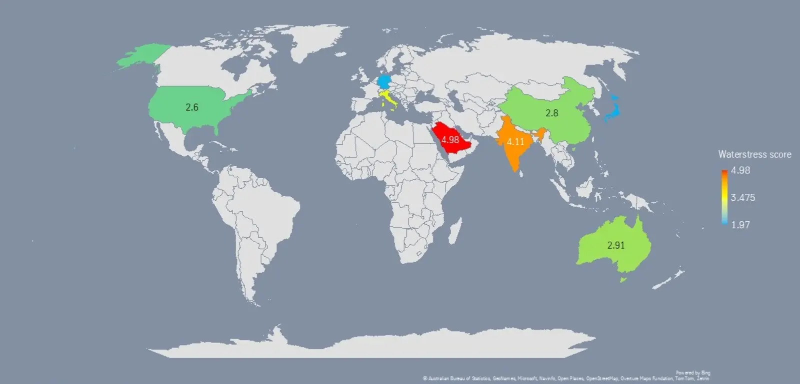 Water Supply Evaluation Map