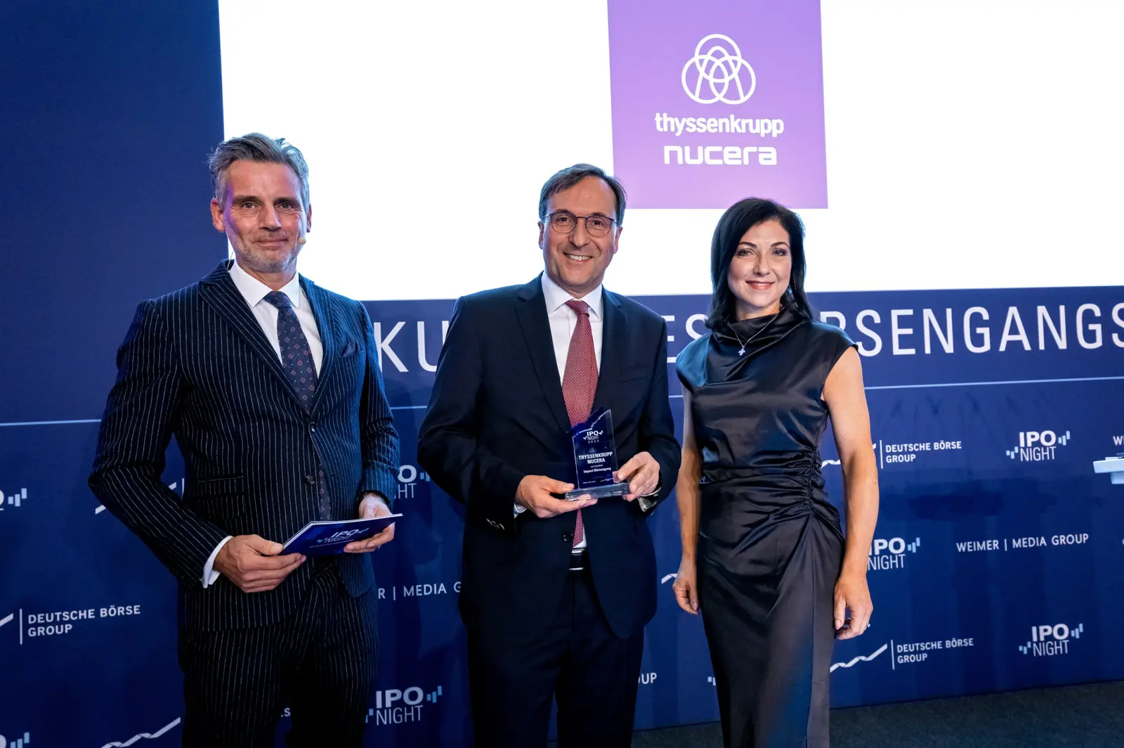 thyssenkrupp nucera CFO Arno Pfannschmidt takes over IPO Award 2023