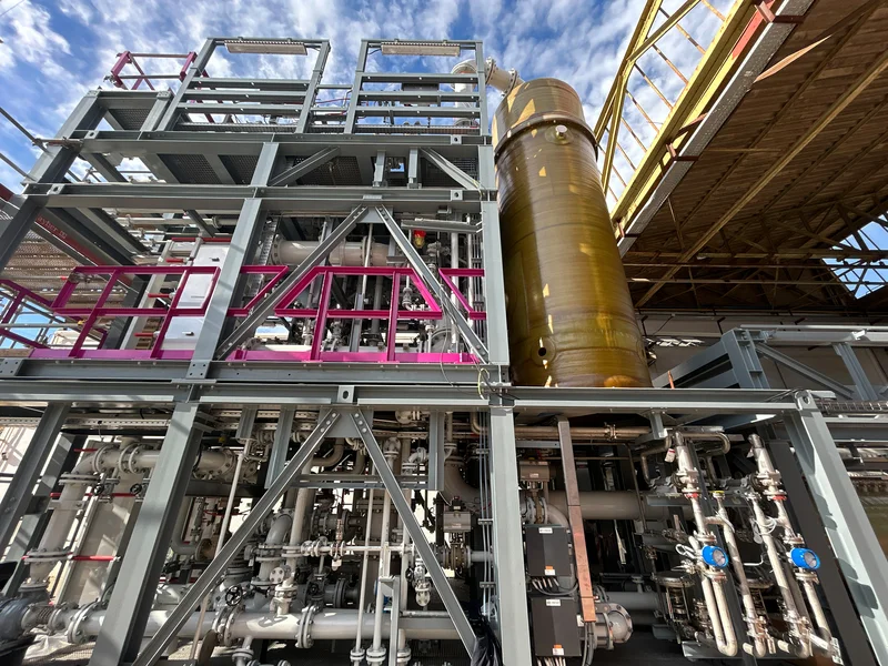 scalum 20 MW alkaline water electrolysis unit by thyssenkrupp nucera